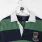 Oxford University Shirt Mens Large Blue Green Striped Rugby