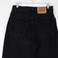Vintage Levi's Pants Womens 29 x 32 Black Denim Jeans 512 Slim Tapered