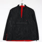 Vintage Tommy Hilfiger Jacket Mens Large Red Black Reversible Coat Fleece
