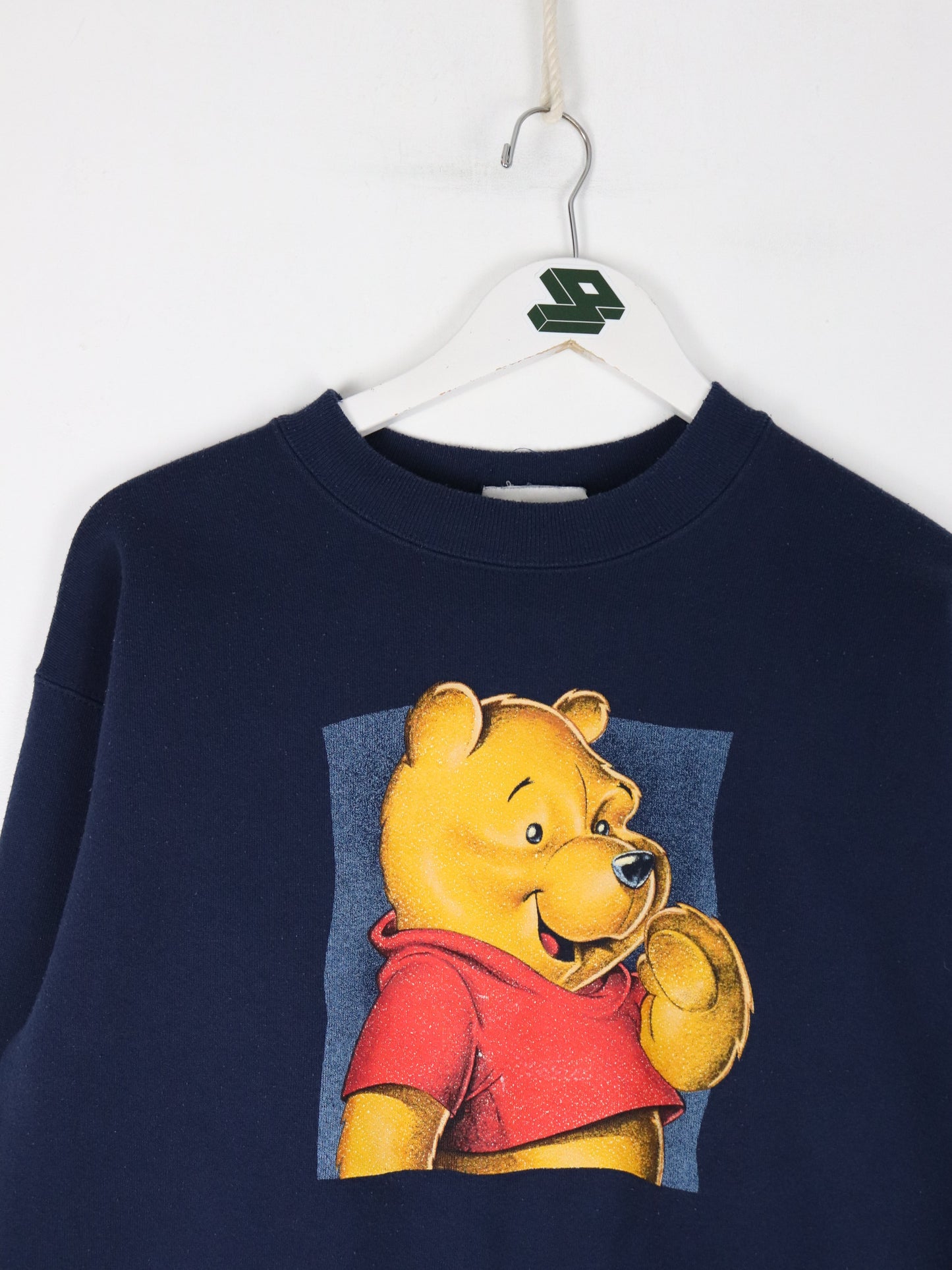Vintage Disney Sweatshirt Fits Mens Small Blue Pooh 90s