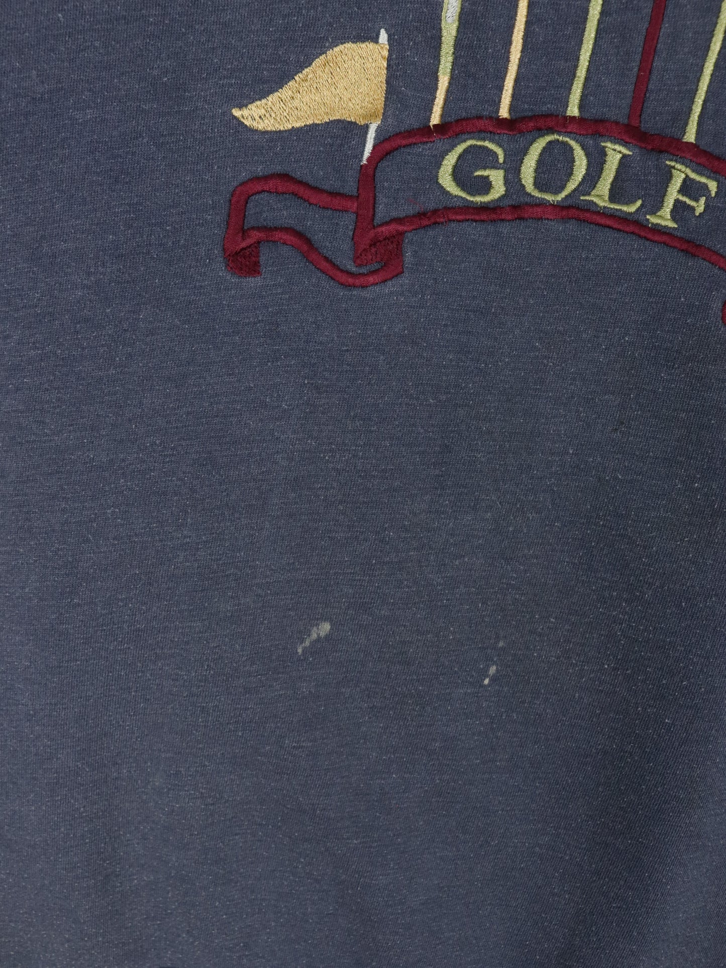 Vintage Golf Sweatshirt Mens XL Blue Danaggers