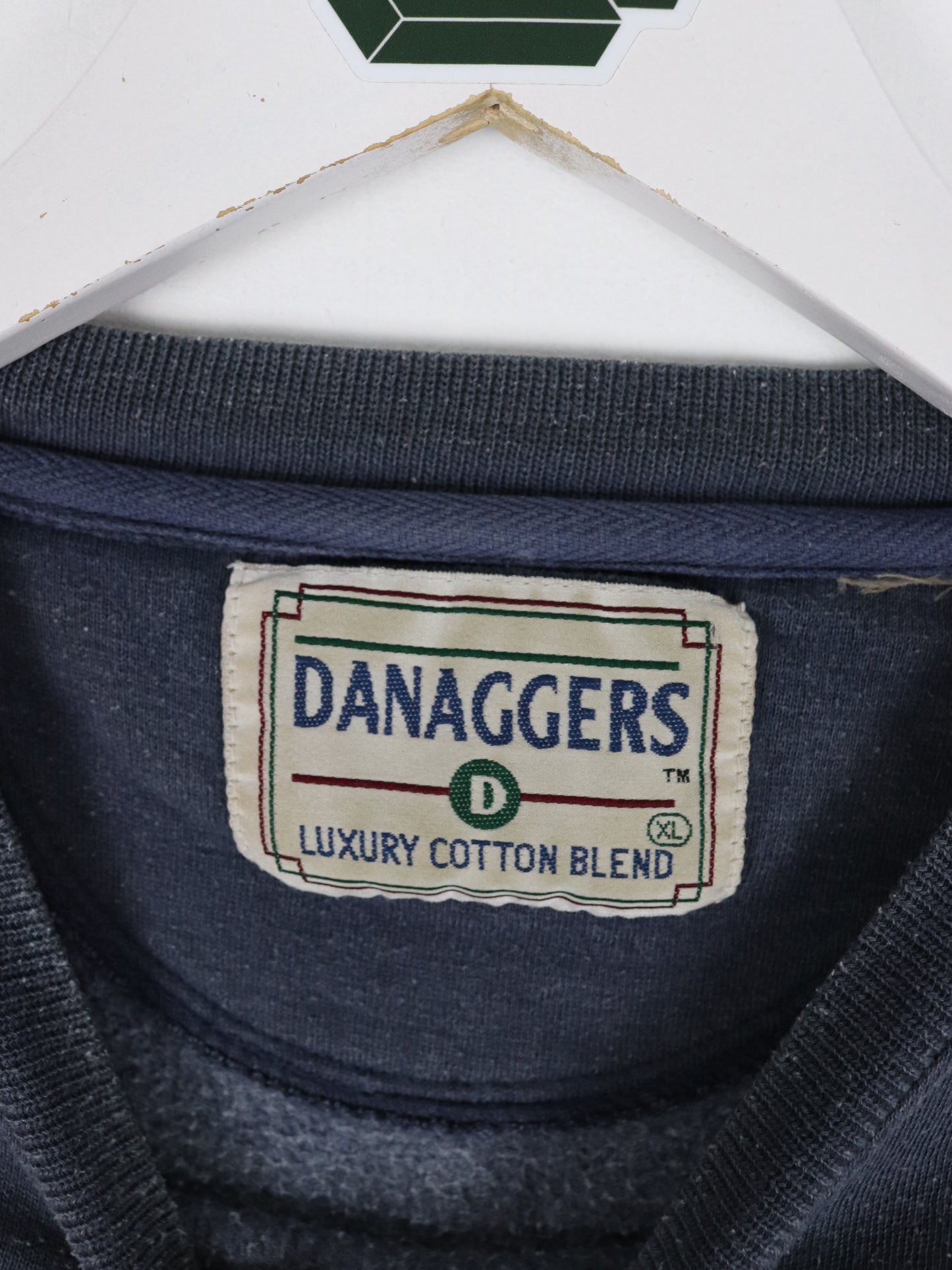 Vintage Golf Sweatshirt Mens XL Blue Danaggers
