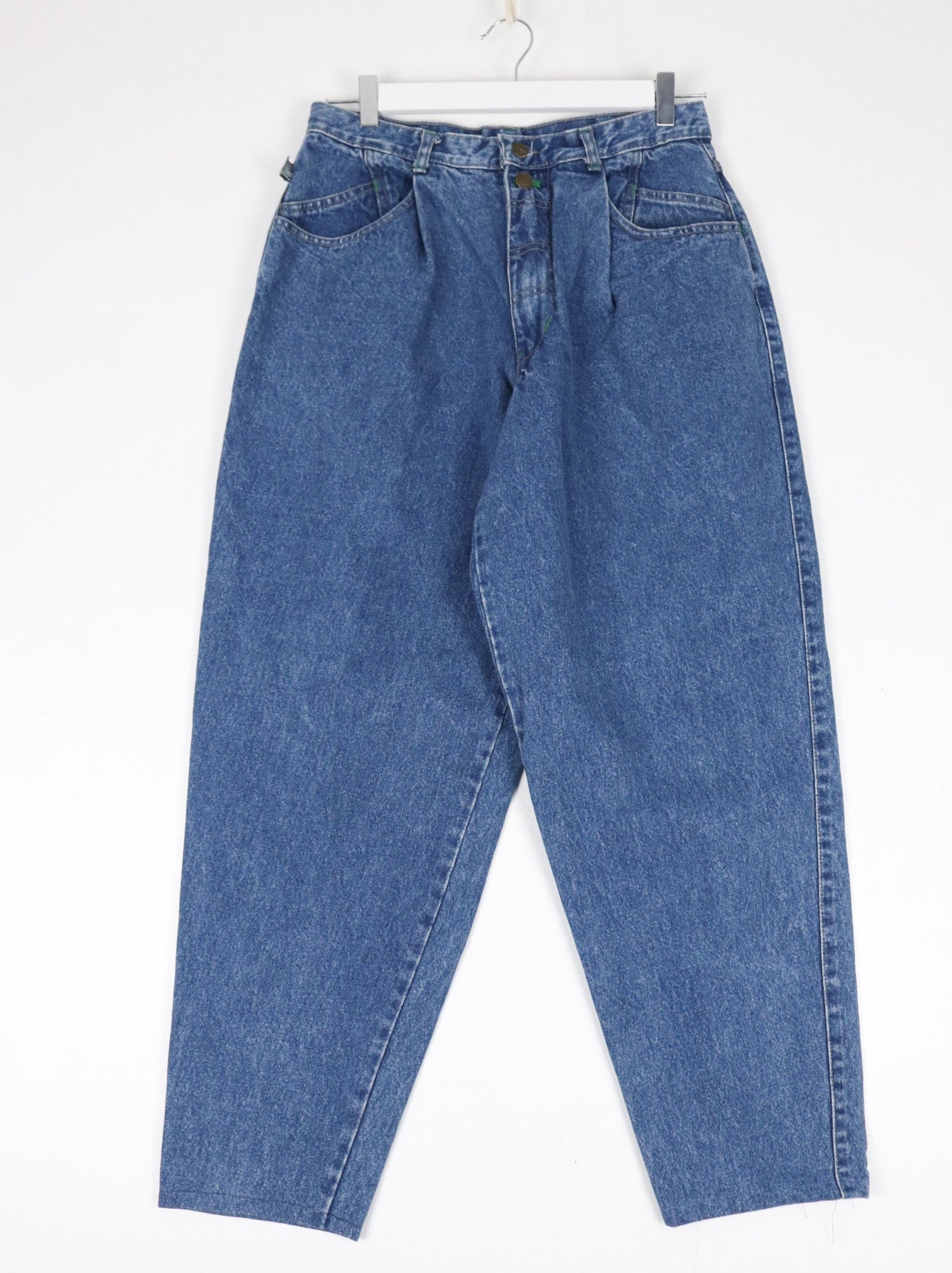 Vintage U2 Pants Fits Womens 28 x 28 Blue High Waisted Denim Jeans ...