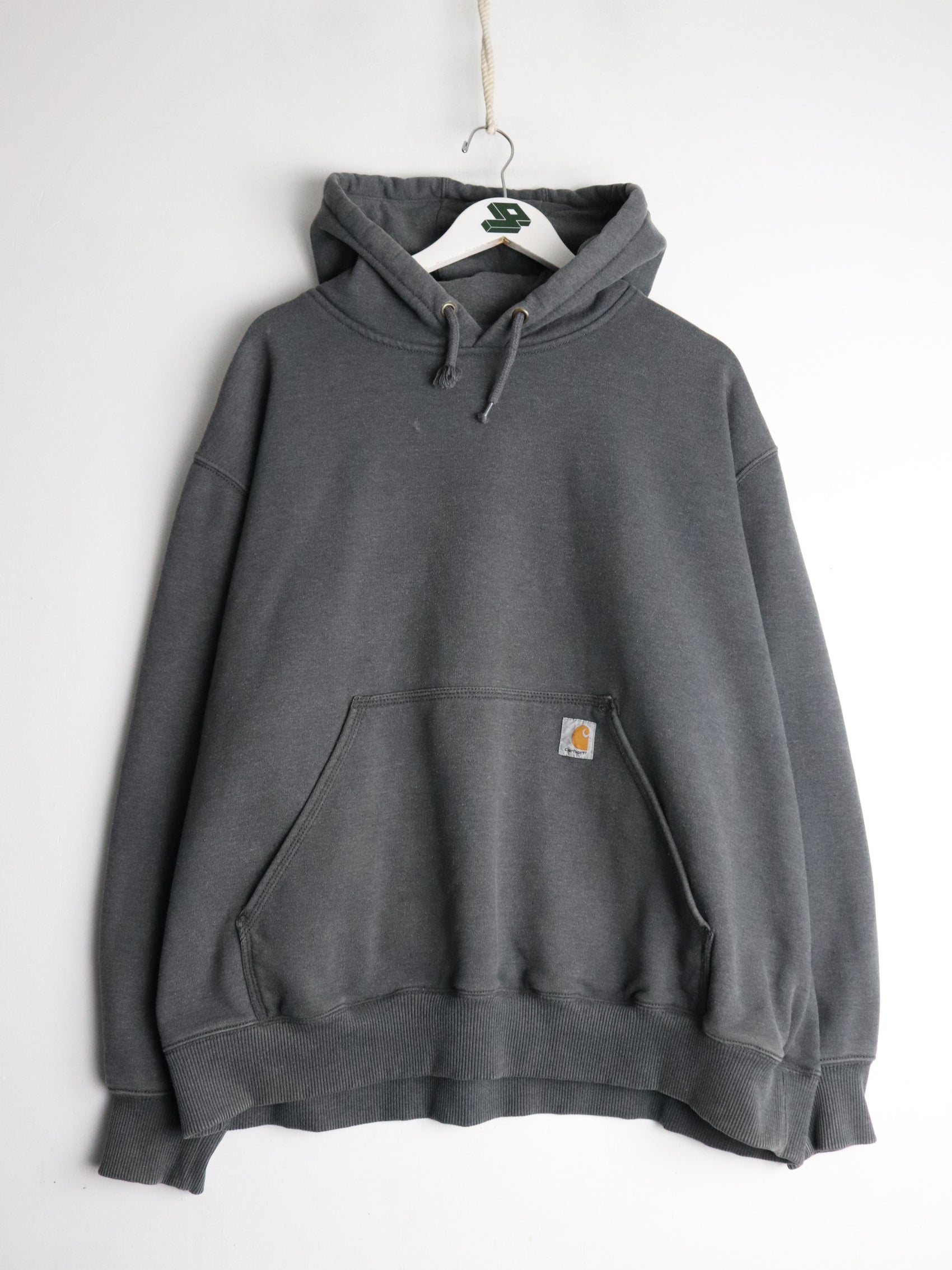 Carhartt Sweatshirt Mens 2XL Grey Hoodie