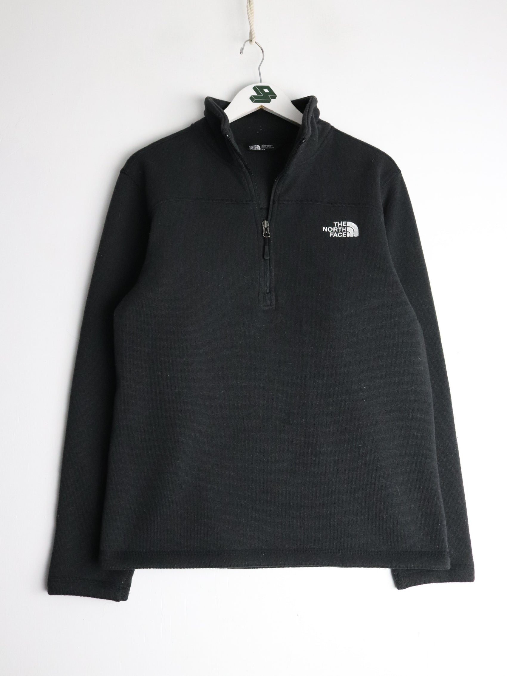 The North Face Sweatshirt Mens Medium Black Quarter Zip