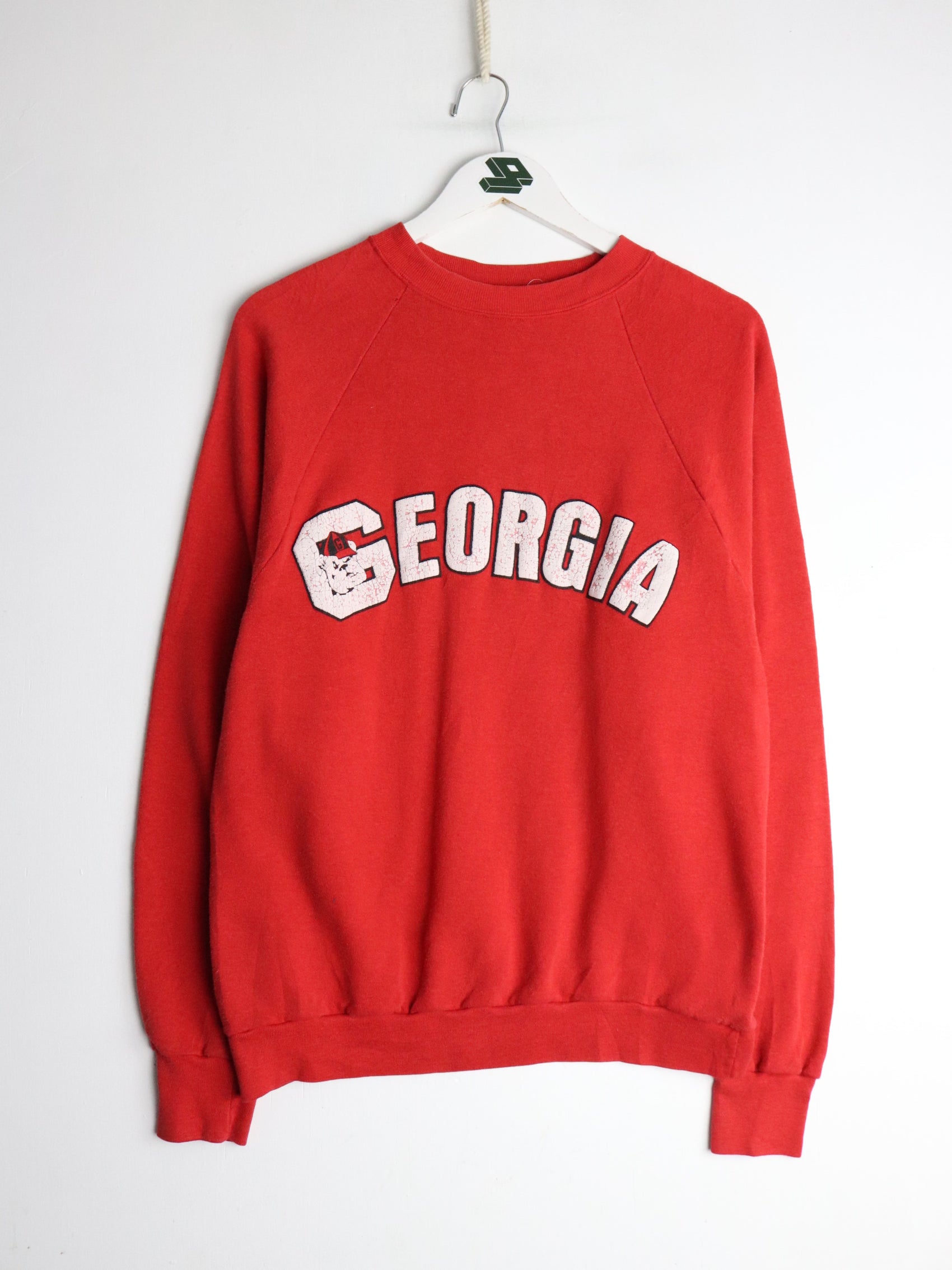 Vintage Georgia Bulldogs Sweatshirt Fits Mens Medium Red College