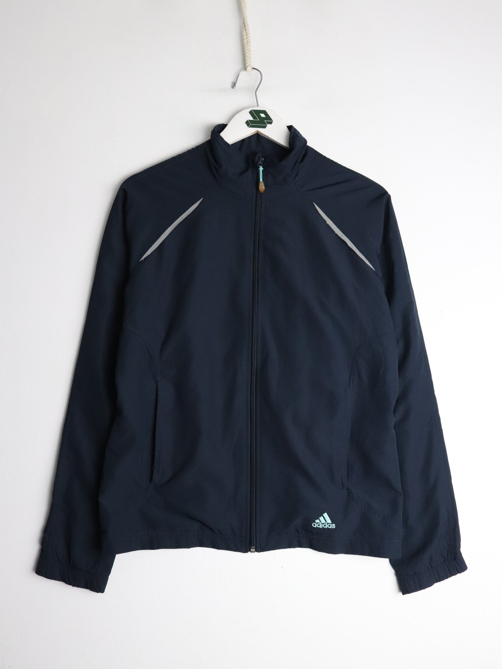 Adidas Windbreaker Youth Medium Blue