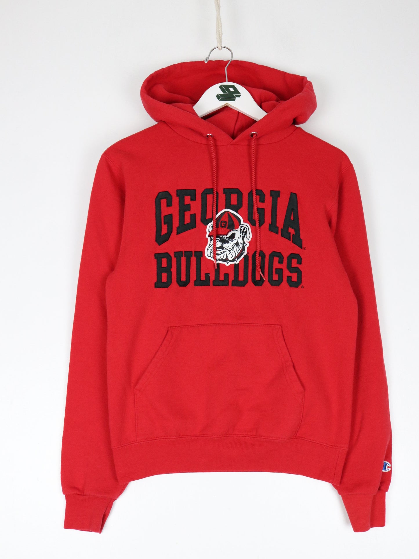 Georgia Bulldogs Sweatshirt Mens XS Red Champion College Hoodie
