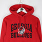 Georgia Bulldogs Sweatshirt Mens XS Red Champion College Hoodie