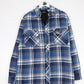 Dickies Jacket Mens Large Blue Flannel Coat Lined