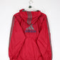 Vintage Adidas Windbreaker Youth Large Red Hooded Jacket