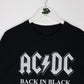 AC/DC T Shirt Mens Large Black Band Concert Tour