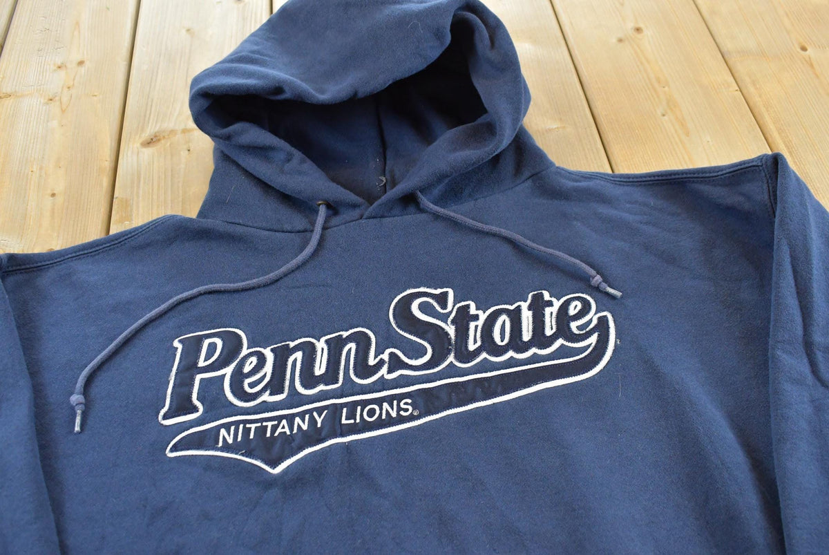 Vintage 1990s Penn State Nittany Lions Collegiate Hoodie Sweatshirt Men's XL