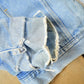 Vintage 1990s Distressed Faded Wrangler Synthetic Fur Lined Jean Jacket