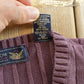 Vintage 1990s Arrow Cable Knit Cotton Sweater Men's M