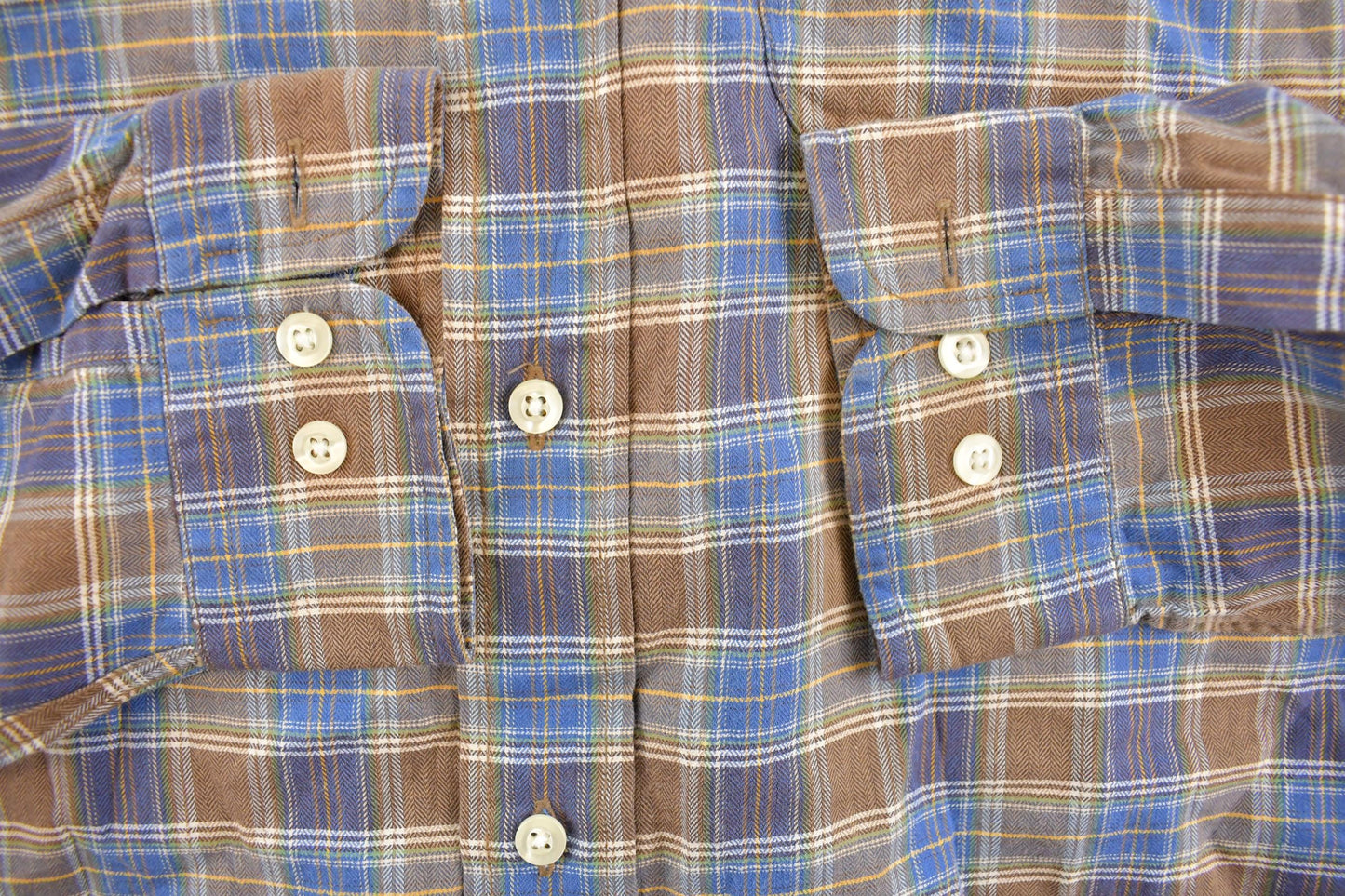 Vintage 1990s Tommy Hilfiger Plaid Flannel Button Up Shirt Men's M