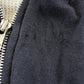 Vintage 1980s McGregor Black Thermal Lined Full Zip Up Raglan Hoodie Sweatshirt Men's L