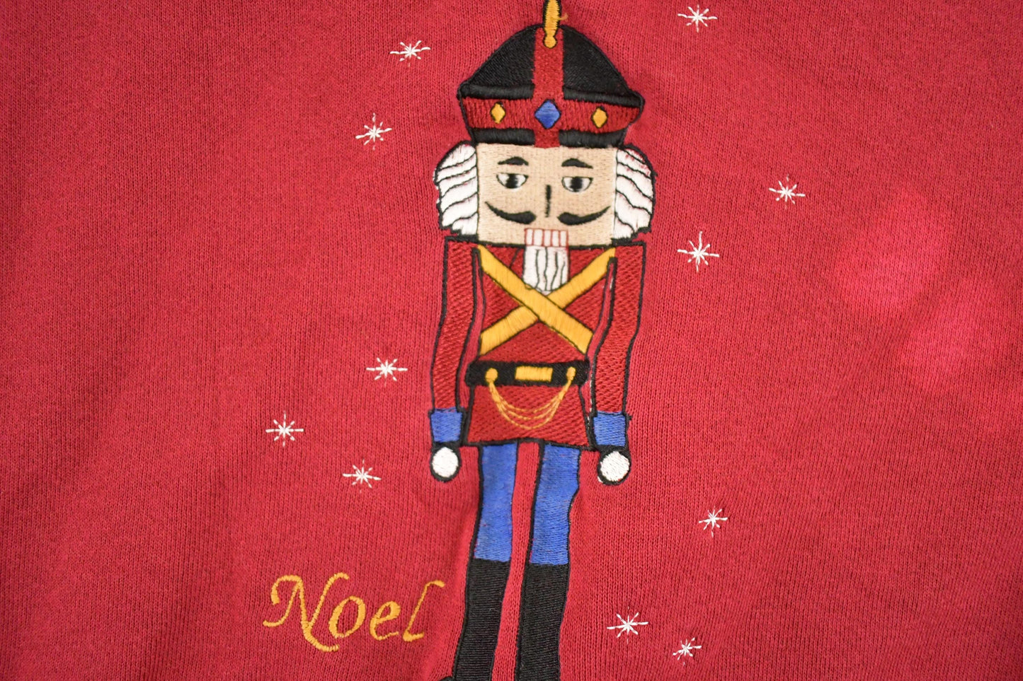 Vintage 1990s Noel Nutcracker Souvenir Christmas Crewneck Sweatshirt Men's XXL