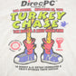 Vintage 1998 Distressed 16th Annual Turkey Chase 10K Race & 2 Mile Walk Run Long Sleeve T-Shirt Men's M
