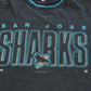 Vintage 1990s San Jose Sharks Hockey Club NHL Graphic T-Shirt Men's L