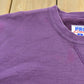 Vintage 1990s Russell Athletics Pro Cotton Purple Blank Reverse Weave Style Crewneck Sweatshirt Men's M