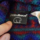 Vintage 1990s St. John's Bay Abstract Pattern Full Zip Fleece Sweater Jacket Men's Large