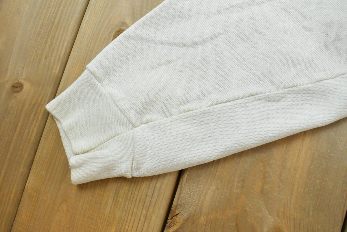 Vintage 1980s Tultex Born In The USA A Long Time Ago Souvenir Raglan Crewneck Sweatshirt Men's M / Made in USA / 80s Streetwear