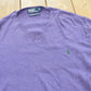 Vintage 1990s Polo By Ralph Lauren Pima Cotton V Neck Sweater Mens XL