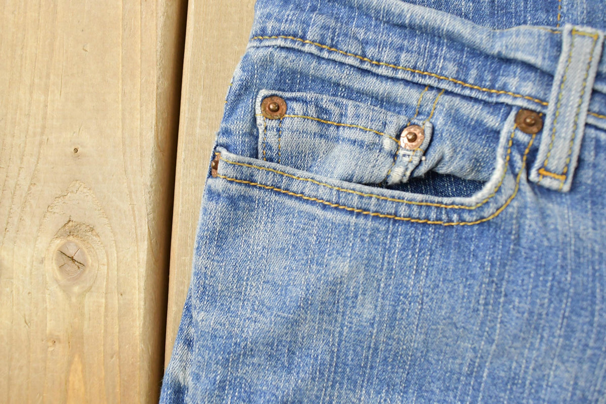 Vintage 2000s Levi's 518 Super Low Rise Bootcut Fit Denim Jeans Women's 31 x 28