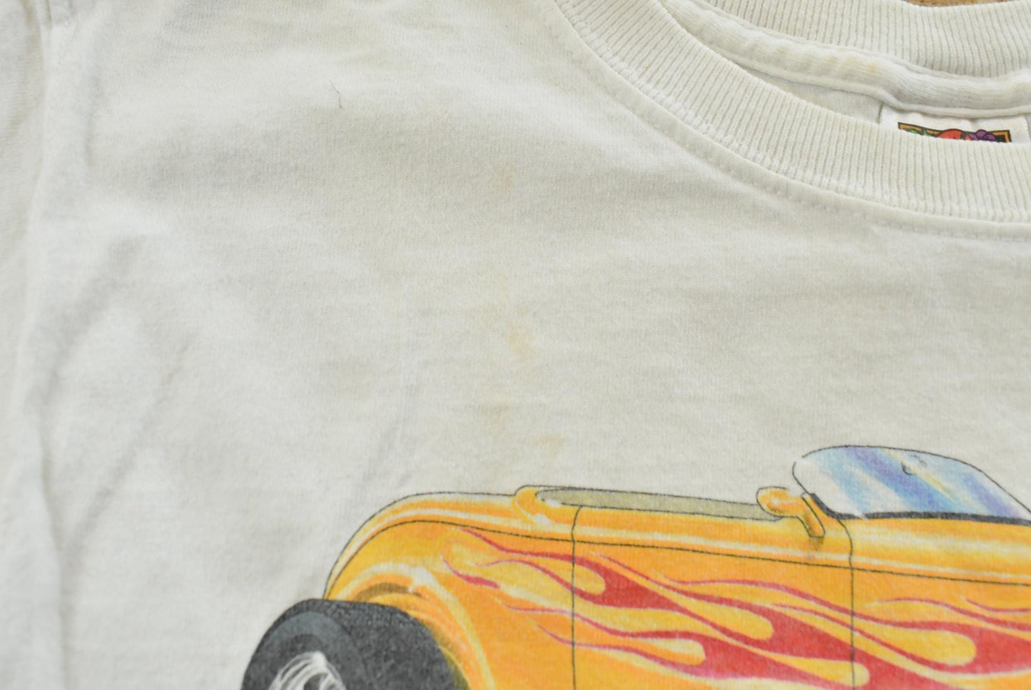 Vintage 2000s Flames Forever Cars Graphic T Shirt Men's Large