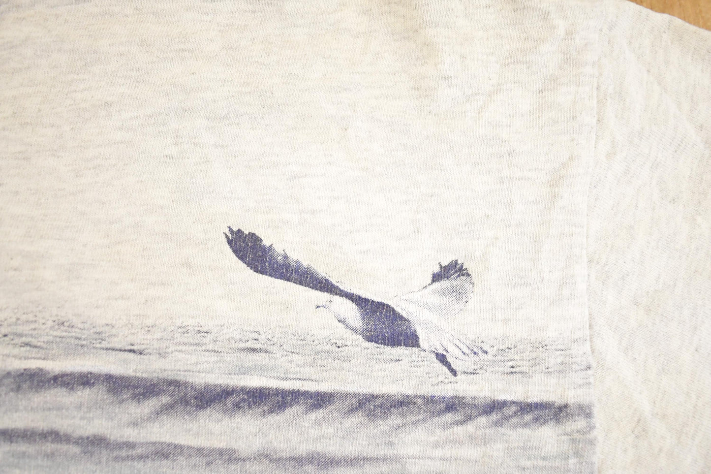Vintage 1990's Art Unlimited Seagull Broken Ship FAB Souvenir T-Shirt Mens L