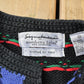 Vintage 1990s Northern Isles Christmas Hand Knit Cardigan Sweater Women's L