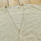 Vintage 1990s Claiborne Cotton Knit Cardigan Sweater Mens L