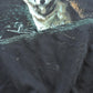 Vintage 1990s Wolf Theme All Over Print Henley Sweatshirt Men's XL