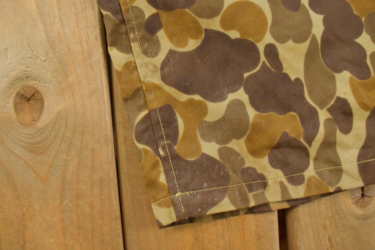 Vintage 1980s Game Winner Duck Camo Hunting Brush Pants Men's 40 x 33