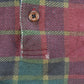 Vintage 1990s Dockers Plaid Rugby Button Up Shirt Men's XL