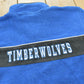 Vintage 1990s Nike Team Minnesota Timberwolves NBA Fleece Crewneck Sweatshirt Youth L Men's Large