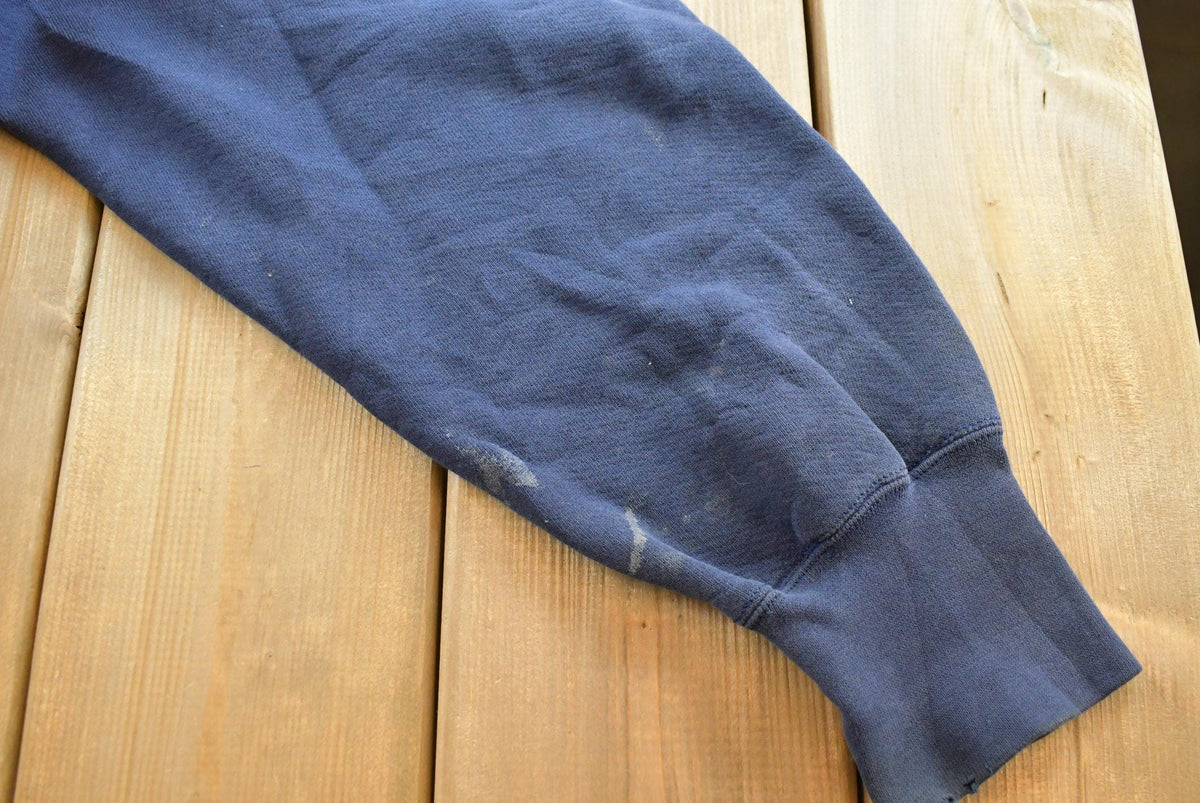 Vintage 1990s University of New Hampshire UNH Lee Cross Grain Reverse Weave Style Hoodie Sweatshirt Men's 2XL
