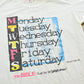Vintage 1990 Bible Not Just for Sundays Scripture Wear Graphic T-Shirt Mens L