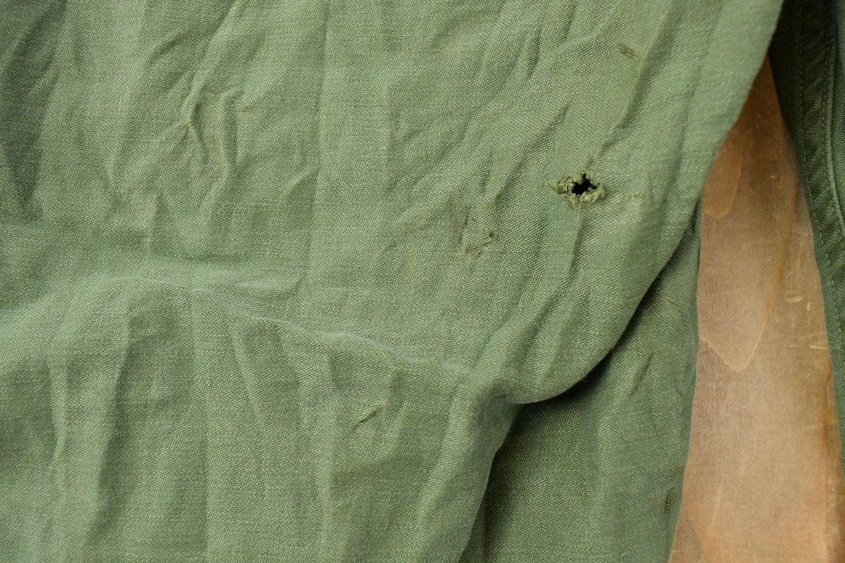 Vintage 1940s Military OG-107 Sateen Pants Men's 36 x 30