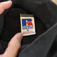 Vintage 1990s Russell Athletic Blank Black Turtleneck Sweatshirt Men's L