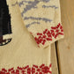 Vintage 1990s All Week Long Wool Mock Neck Winter Landscape Nordic Knit Sweater Men's M