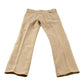 Vintage 80s Wrangler Cowboy Rancher Pants Pleated Beige Slacks Men's 35 x 31