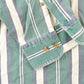Vintage 1990's Lands End Striped Button Up Shirt Men's XL