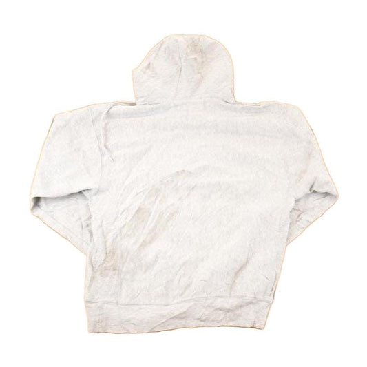 Vintage 1990s Maine Heavyweight Embroidered Cross Grain Hoodie Sweatshirt Men's L