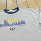 Vintage 1999 FILA US Open Tennis Ringer T-Shirt Mens 3XL