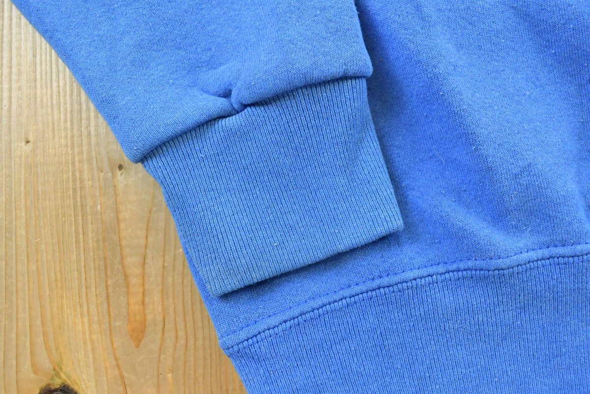Vintage 1990s Blank Blue Crewneck Sweatshirt Men's L
