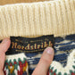 Vintage 1970s Nordstrikk Nordic Fair Isle Knit Cardigan Sweater Women's M