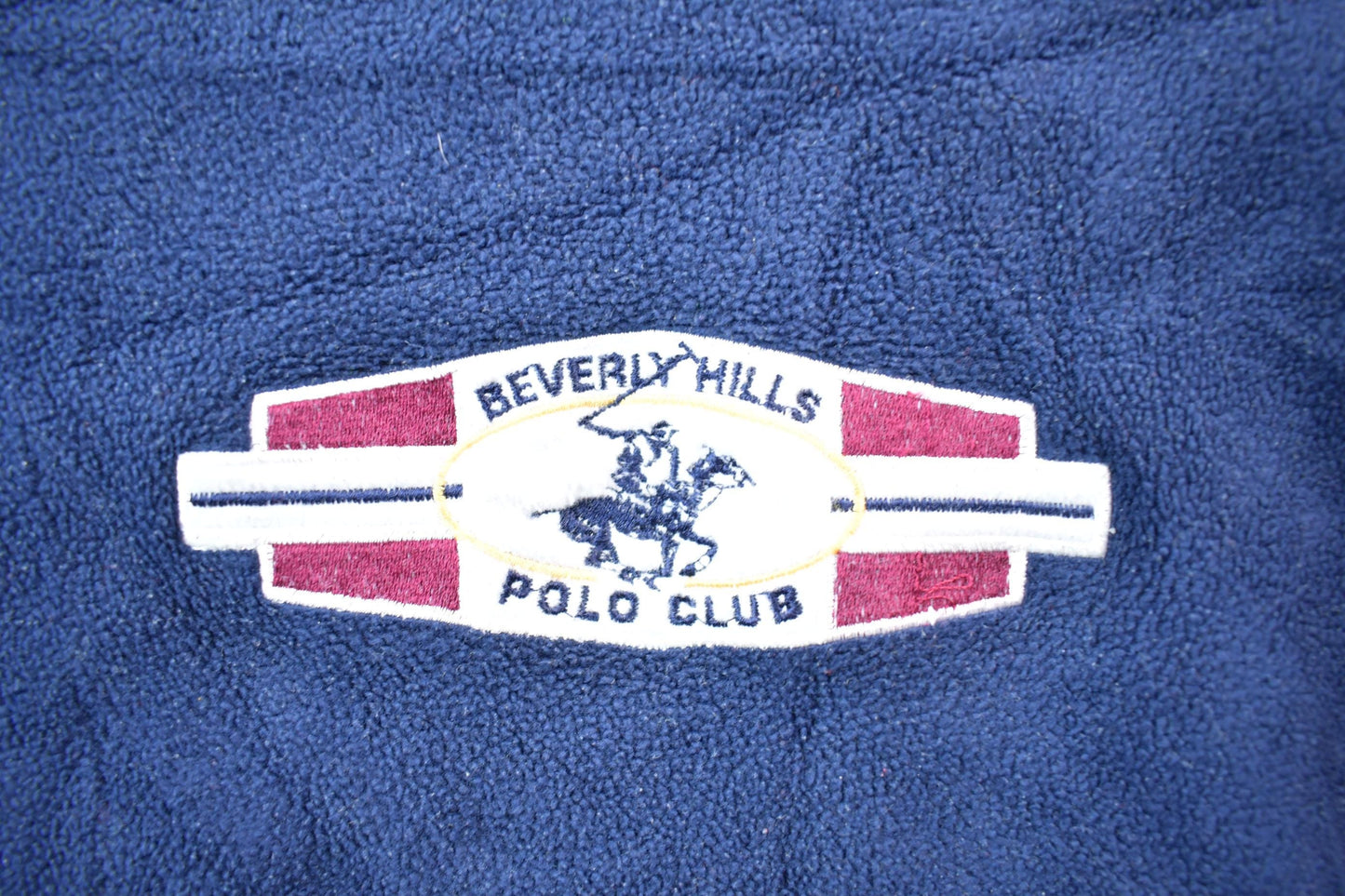 Vintage 1990s Beverly Hills Polo Club Fleece Sweater Men's Large