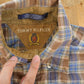 Vintage 1990s Tommy Hilfiger Plaid Flannel Button Up Shirt Men's M